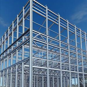 Quality Weatherproof Industrial Steel Structure Plant With H Section Coulmn Beam wholesale