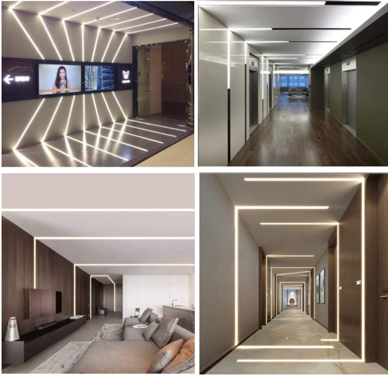 Pc Cover Extrusion Recessed Aluminum Led Profile Pc Diffuser Ugr Cover For Led Linear Solution