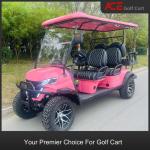 Battery Operated Electric Sightseeing Car 80 - 100km For Golf Course