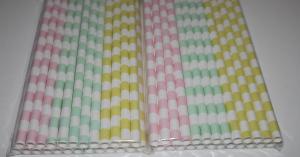 Quality 10mm party supplies paper straws wholesale