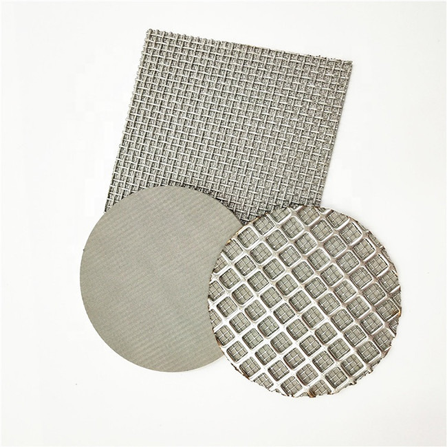 1 - 400 Micron Sintered Stainless Steel Filter Disc For Chemical Fiber Film Industry