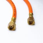 Fiber Braided Rubber Propane Hose Aging Resistance ISO3821 Standard 8X15mm