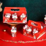 ODM Holiday Cake Christmas Bakery Boxes Cupcake Dessert Paper Packaging With