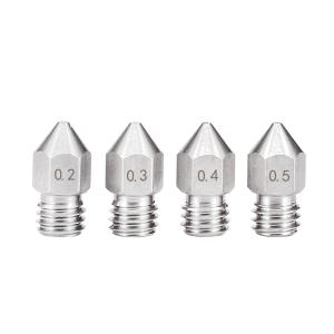 Quality 0.3mm 0.6mm 1.2mm MK8 Stainless Steel Nozzle 3D Printer GT2 pitch wholesale