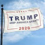 3X5 TRUMP FT POLYESTER Double Sided Flag