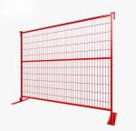 High Strength Low Carbon Steel Temporary Site Fencing Safety Easy Installation