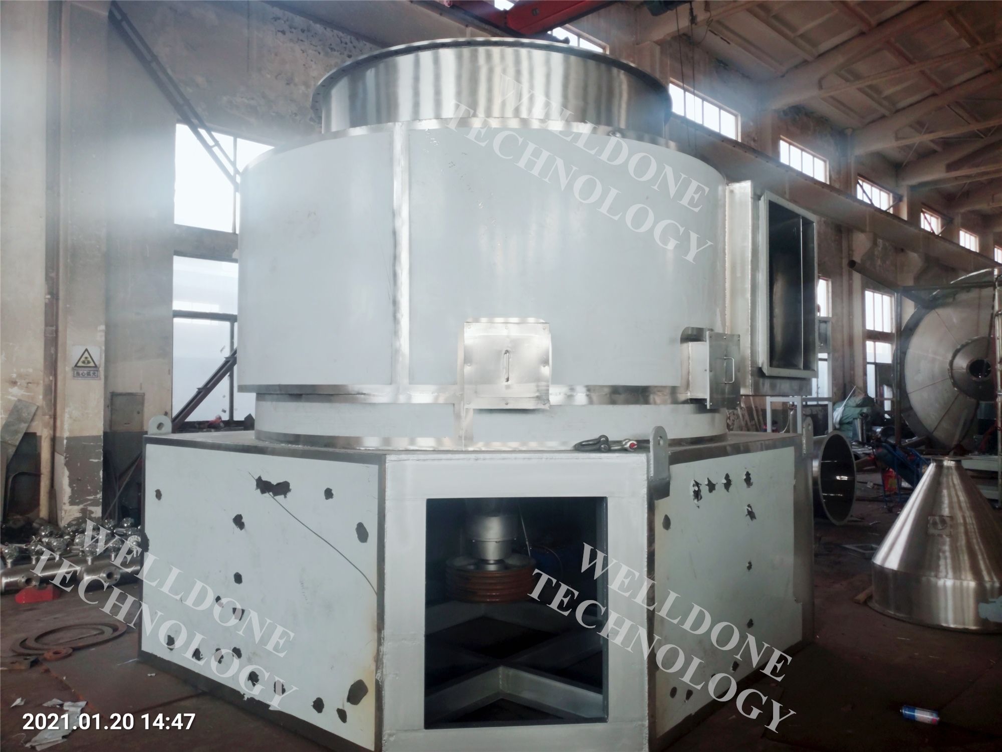GMP Standard Automatic Functioning Fast Drying Speed Plant Vacuum Freeze Dryer