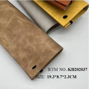 Quality Custom Logo Soft Leather Eyeglass Case Luxury Sunglasses Bag Eco Friendly wholesale