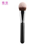 A08 Curved Nylon Hair Round Head Makeup Brush Synthetic Cosmetic Brush