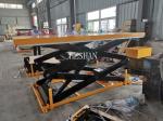 OEM CE Certificate Stationary Electric Wheels Scissor Lift Table