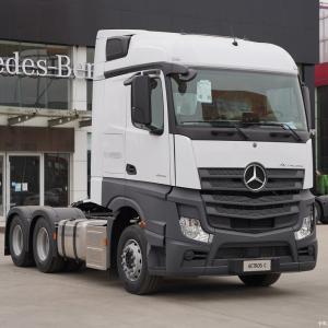 Quality 530Hp Diesel Engine Head Tractor Truck for Mercedes Benz Actros With ABS Yes Euro 6 and High Horsepower wholesale