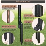 Metal Fence Post Repair Stakes for Durable Support of Leaning or Decaying Fences