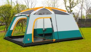 Quality Canvas Fabric Outdoor Camping Tent Double Layers With Good Tearing Resistant wholesale