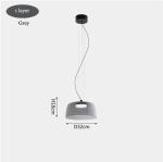Nordic Simple Colorful Glass Restaurant Pendant Lamps For Bar Living Dining Room