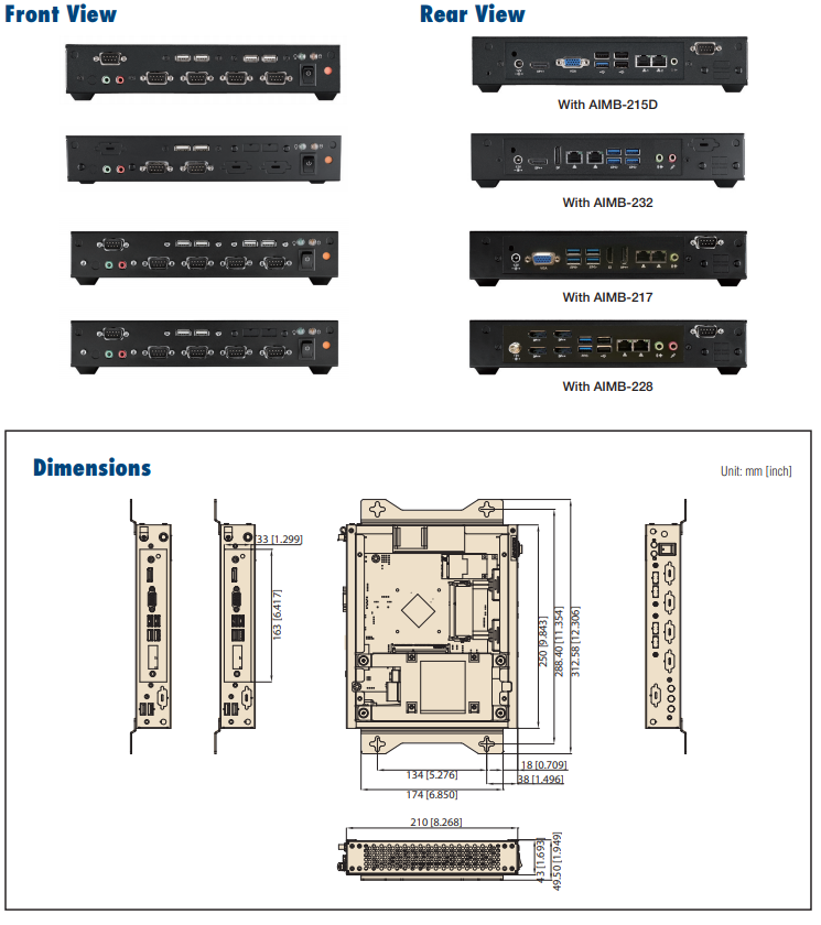 -Advantech- Embedded PCs EPC-T1000 Series EPC-T1232 AIMB-T12323W-00Y10 new and 100% Original ,price favorable Ready to Ship