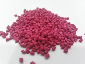 Quality Blowing Films Injections Plastic Color Masterbatch Rose Red Color wholesale