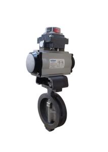 Quality Bray BFV Flanged Type Wafer Butterfly Valves Pneumatic On Off Valve wholesale