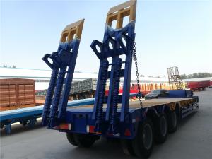 Quality Heavy Duty Machine Transport Lowbed Semi Trailer wholesale