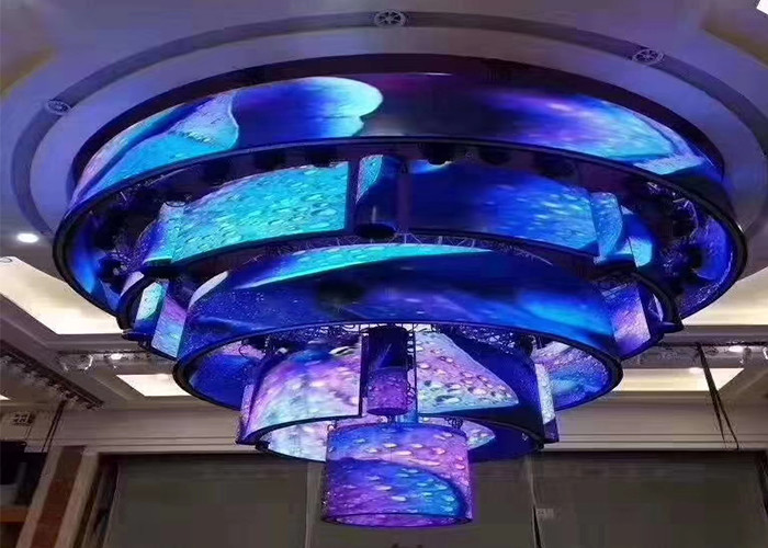 P3 P4 Flexible Led Curtain Display 3840hz SMD2121 Soft Led Video Wall
