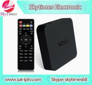 Quality factory price MXQ android Kitkat 4.42 free iptv wholesale