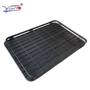 Quality Aluminium Luggage Roof Rack Basket For Toyota Prado Black Color F006A Model wholesale