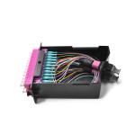 FOC OM3 MTP MPO LC 12 Fiber Optic Cassette Module