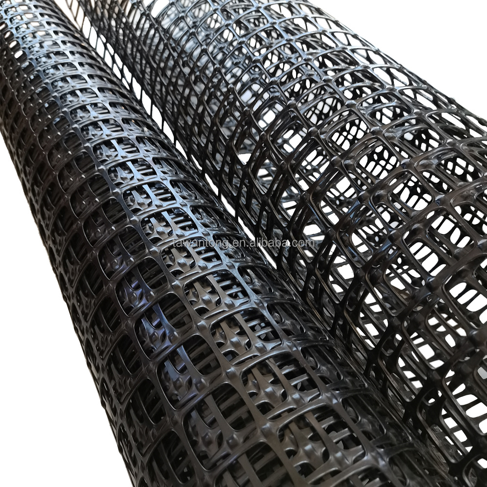Chinese Design Style 50-50kn/M PP Biaxial Plastic Geogrid for Railways and Airports Reinforcement
