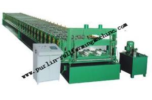 Quality 5 Ton Hydraulic Floor Plate / Floor Deck Roll Forming Machine Steel Flooring System wholesale