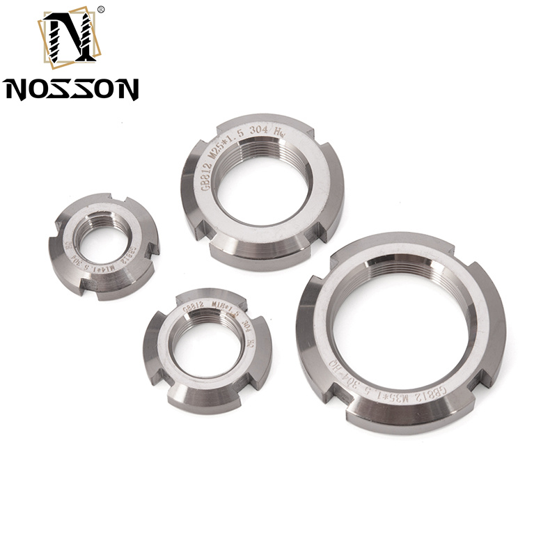 Black Oxide Finish KM-14 Metric Locknut for M3-M12 and 1/4-5/16 Power Transmission ANSI/ASME Standard Stainless Steel