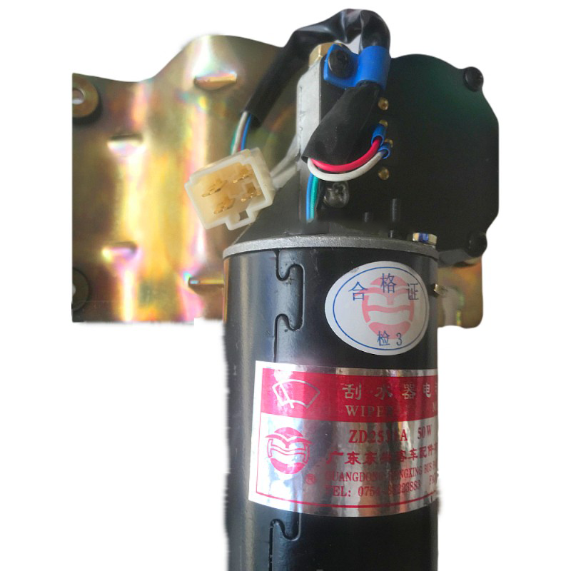 Jinlong Higer Bus 2531A Dongxing Wiper Motor IP67 12-24V DC Operating Voltage