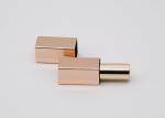 Square Gold Aluminum Magnet Lip Balm Containers Bulk