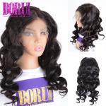 180% Density Loose Deep Wave Lace Front Wig Brazilian Human Hair Swiss Lace