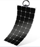 100 Watt Monocrystalline Solar Cell Panel Sunpower Strong Adhesive 2 Years