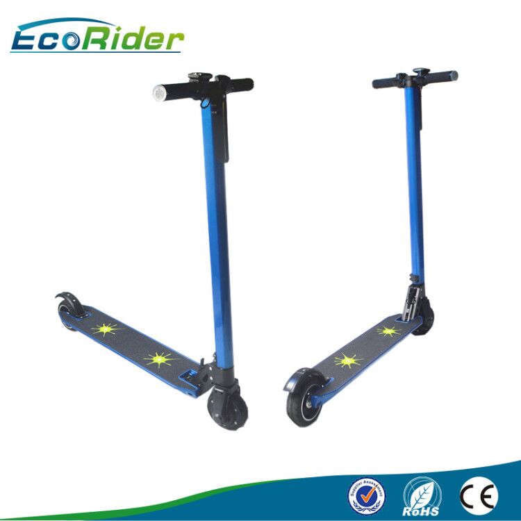 European market folding mini e scooter / lightest 2-wheel carbon folding electric scooter