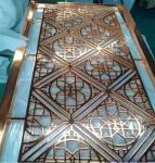 High-grade 304 stainless steel mirror rose gold stainless steel wall panels