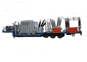 Quality 132kv Prefabricated Mobile Vehicle Mounted semi-trailer Transformer Substation wholesale