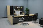 Luxury Standing Office Manager Desk Fine Wood Materials European Style