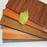 Manufacture Wooden Alucobond Drawing Aluminum Composite Panel For Cladding