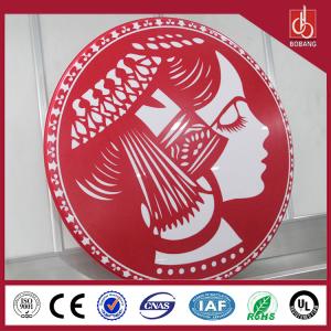 Quality Round high quality 3D moulding acrylic light led box; sound standard for sales wholesale