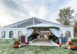 Quality Event Banquet Marquee, Clear PVC Wedding Party Roof Top Tent For 1500 People wholesale