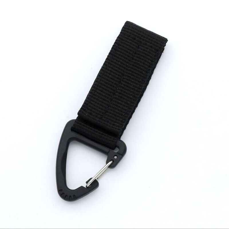 Nylon Carabiner Keychain Strap Keyring Holder
