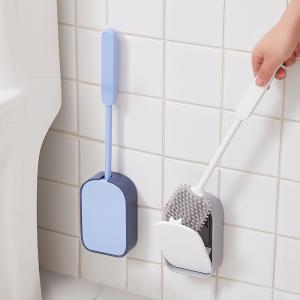 Quality Toilet Bowl Brush and Holder Durable and Flexible Bristles Wall Mounted Toilet Brush for Bathroom Cleaning wholesale