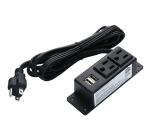 Mountable Conference Table Socket Phone Charger , Conference Room Table Inserts