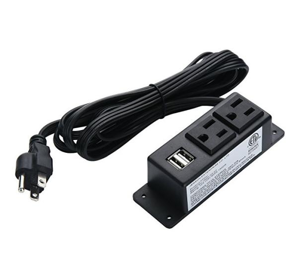 Mountable Conference Table Socket Phone Charger , Conference Room Table Inserts