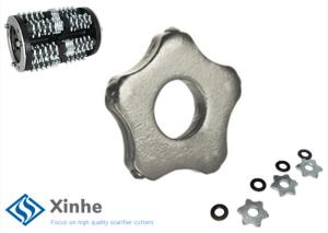 Quality 5 Points Star Blades Steel Spacers On Kutrite Concrete Scarifiers Floor Planers Parts In Road Markings Romoval wholesale