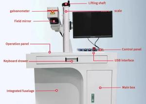 Quality Cabinet Nonmetal Laser Engrave Metal Marking Machine 20w 30w wholesale