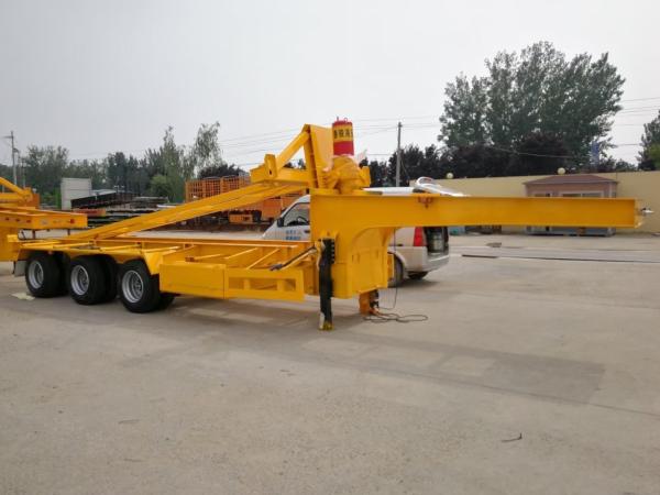 40-80 Ton Hydraulic Rear Dump Tipper Trailer 3 Axles Tipper Semi Truck Tipping