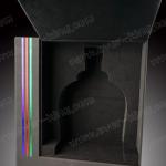 Stamping Printing Black Luxury Magnet Packaging Box Custom Designed