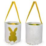 Custom Blank Linen Sublimation Easter Bunny Bag For Sublimation Photo Printing