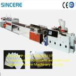 PVC Foamed Board Plastic Sheet Extruder Manufacturing Line Automatic